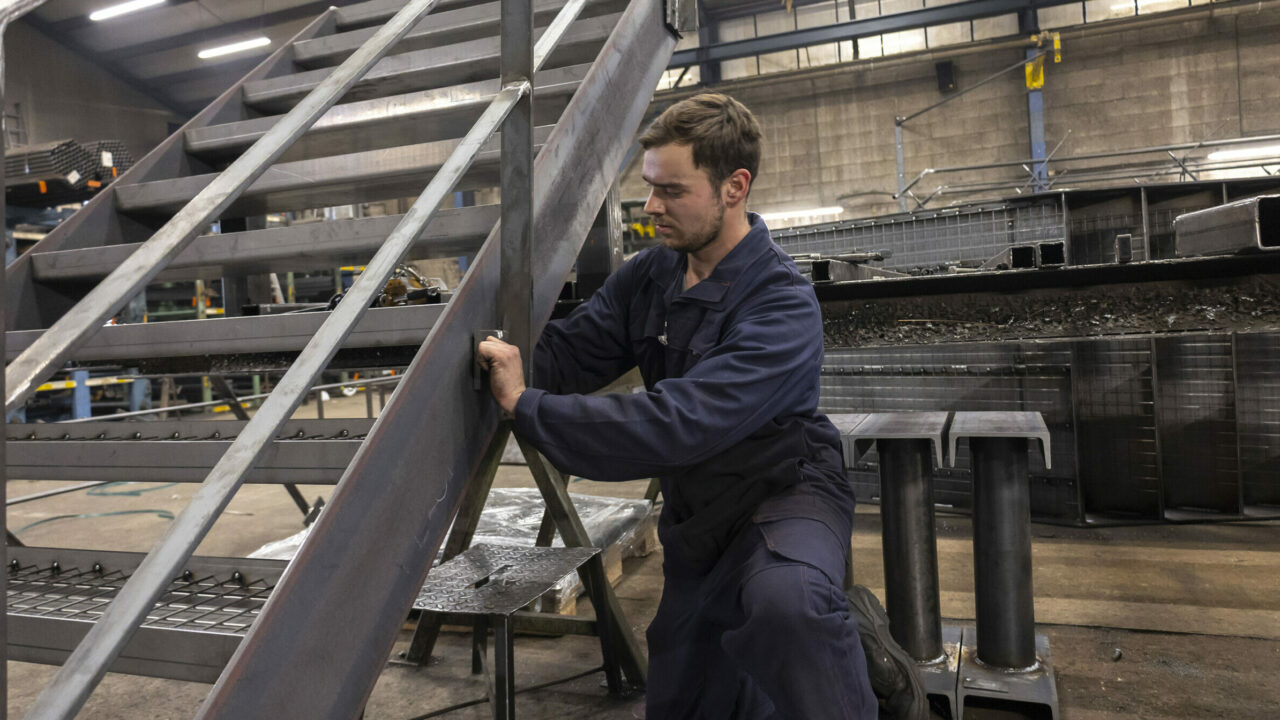 Constructiebankwerker Stalen Trappen - GS Staalwerken